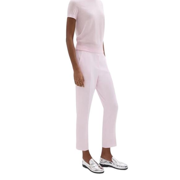 Theory Light Pink Pants size 18 new retails $245 - Picture 2 of 8